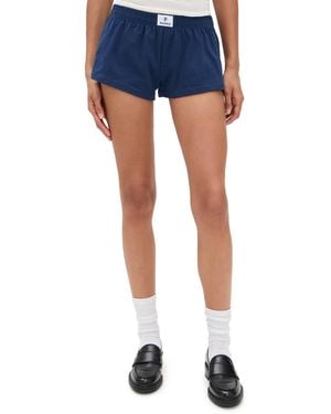 Parker Cotton Boxer Shorts - Blue