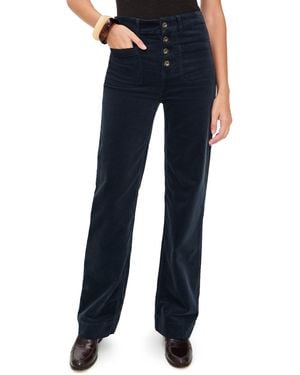 Faherty Stretch Terry Corduroy Patch Pocket Pants - Blue