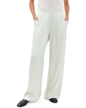 SABLYN Brynn High Rise Pull On Wide Leg Pants - White