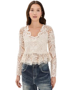 Sea Gianna Lace Top - Blue