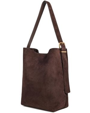 Madewell Suede Essentials Bucket Tote - Brown