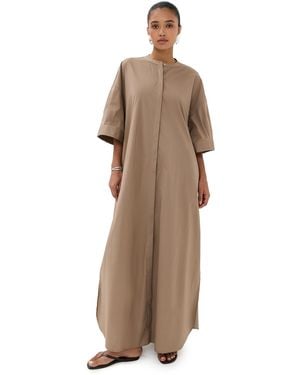 STAUD Enzo Maxi Dress - Gray