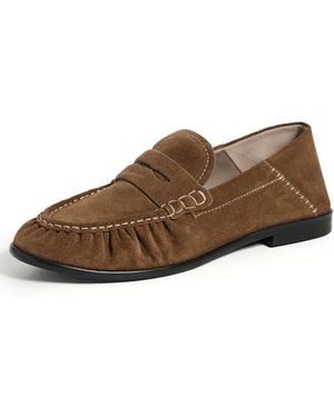Free People Carry On Suede Loafers - Brown