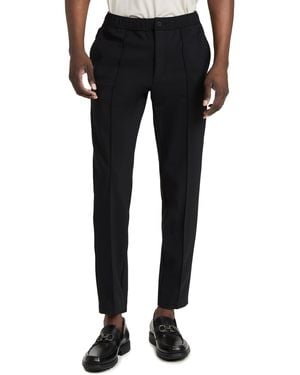 Theory Curtis Drawstring Precision Ponte Pants - Black