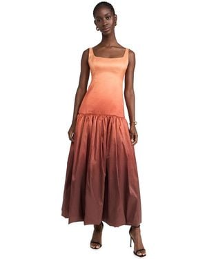 Rendoll Drop Waist Voluminous Dress - Multicolor