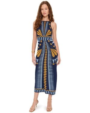 MISA Los Angles Emery Dress - Blue