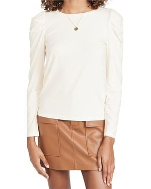 BB Dakota Sleeve Me Here Knit Long Sleeve Tee - White
