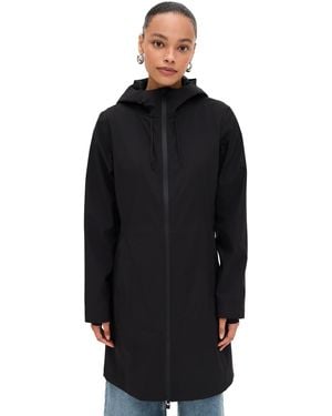 Rains Suva Hardshell Long Jacket - Black