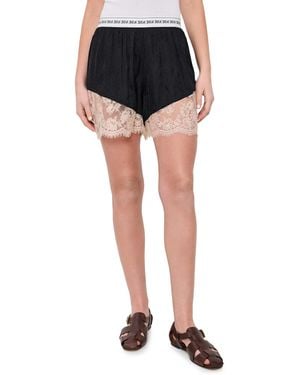 Sea Ethel Solid Shorts - Black