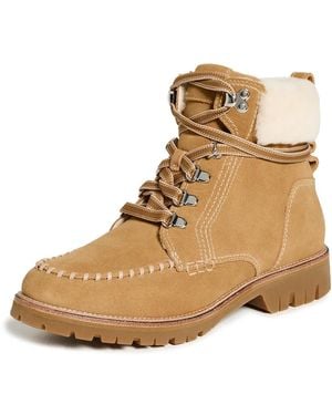 Rag & Bone Cameron Lace Up Boots - Natural