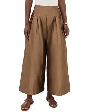 Chan Luu Techno Taffeta Pants - Natural