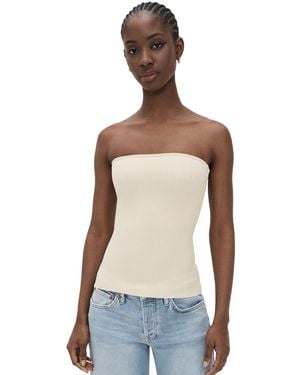 DL1961 Instasculpt Rib Tube Top - Black
