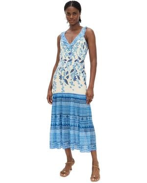 Saloni Amy Dress - Blue