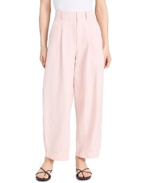 Apiece Apart Bari Cropped Pants - Pink