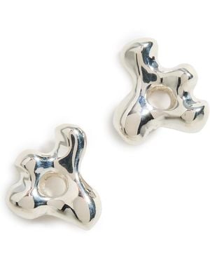 AGMES Simone Studs - White
