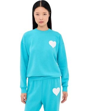 SPRWMN Heart Sweatshirt - Blue