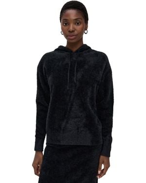 Le Bos Fuzzy Hoodie - Black