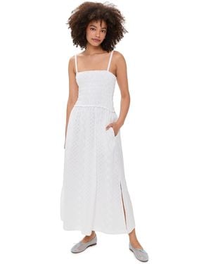Splendid Kenzie Geo Eyelet Dress - White