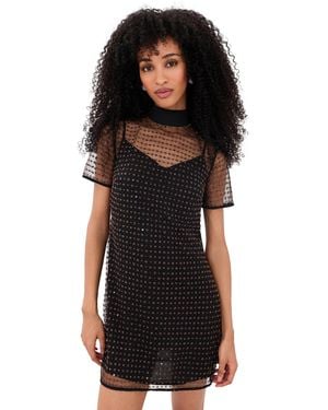 STAUD Ilana Mini Dress - Black