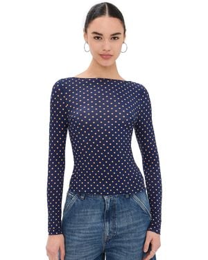 Miaou Amelia Top - Blue