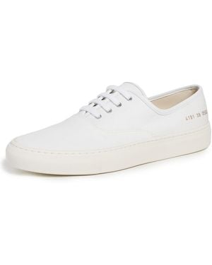 Common Projects Four Hole Slip On Sneakers - White