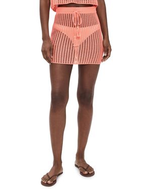 LSPACE Sander Knit Cover Up Skirt - Multicolor