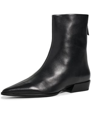 Black Suede Studio Esme 30 Booties - Black