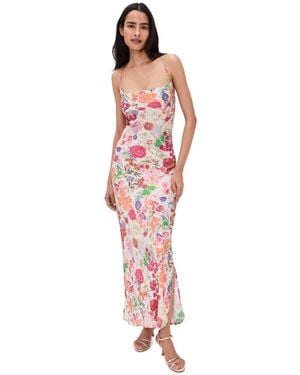 Carolina K Slip Dress - Red