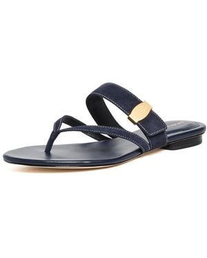 Veronica Beard Salva Dash Sandals - Blue