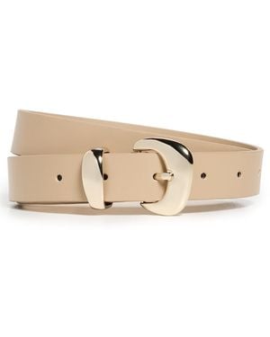 GOOD AMERICAN Metal Buckle Belt - Natural