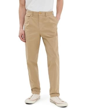 Alex Mill Standard Pleated Chinos - Natural