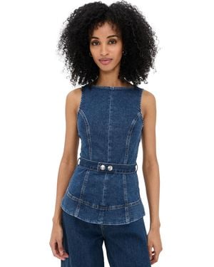 ALIGNE Trish Denim Top - Blue