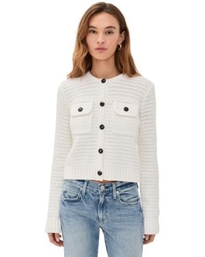 La Ligne Monique Cardigan - White