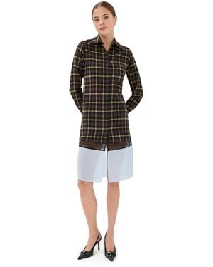 Coperni Multi Layer Shirt Dress - Black