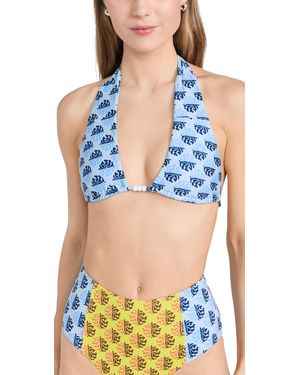RHODE Ankita Bikini Top - Blue
