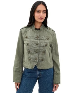 Free People Ryland Band Jacket - Green