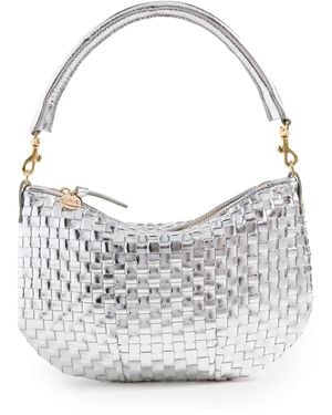 Clare V. Petit Moyen Messenger Bag - Gray