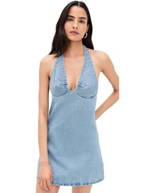 Free People Willow Embroidered Mini Dress in White | Lyst Free People Willow Embroidered Mini Dress in White | Lyst