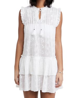 Playa Lucila Eyelet Coverup Dress - White