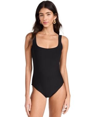 Stylest Dreamsculpt Square Neck One Piece - Black