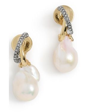 DEMARSON Melu Earrings - White