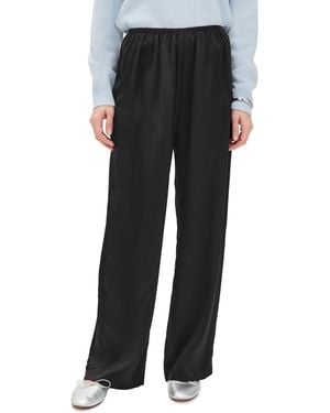 DONNI. The Silk Simple Pants - Black