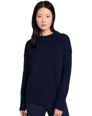 La Ligne Solid Marin Sweater - Blue