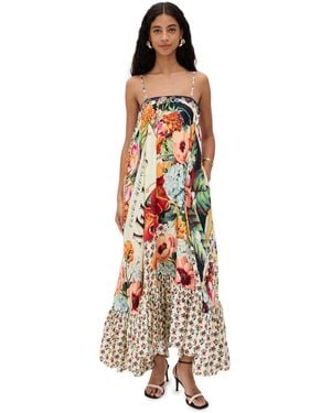 CAMILLA Silk Maxi Dress - Multicolor