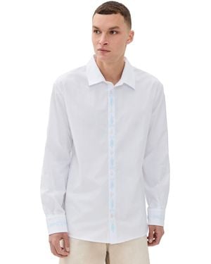 FANM MON Eren Embroidered Shirt - White