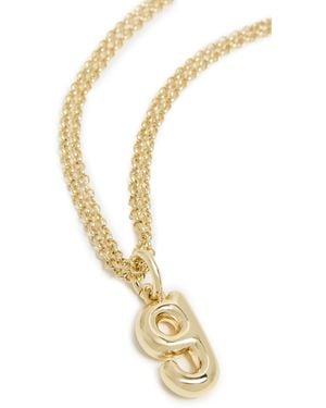 Roxanne Assoulin The Puffy Initial Necklace - Metallic