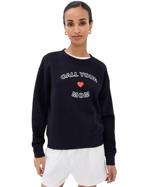 Le Bos Call Your Mom Sweatshirt - Blue
