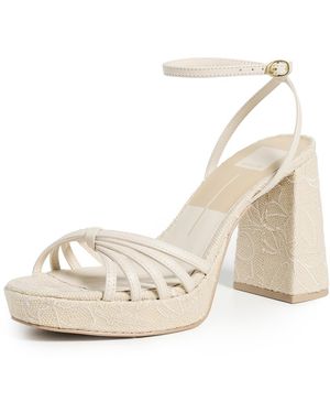 Dolce Vita Prady Platform Sandals - White