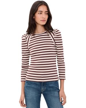 Veronica Beard Delano Top - Red