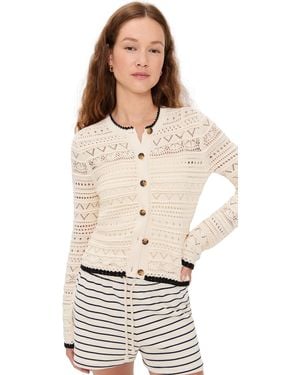 La Ligne Mallory Cardigan - White